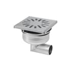 Aquaberg - 4516 Vloerput met 1 aansluiting 150 Hv Rvs Put/Roost 10 50