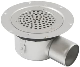 Blücher - Domestic Vloerput met 1 aansluiting Aq Rvs Vlrpt V Vinyl Ø 155 75