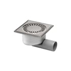 Blücher - Compact Vloerput met 1 aansluiting Aq Rvs Comp Vlrpt 147 50 Wslot