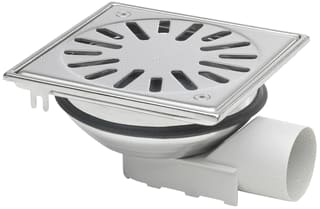 Aquaberg - Vloerput met 1 aansluiting 150 Nv Rvs Put/Roost Vst 50