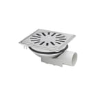 Aquaberg - Vloerput met 1 aansluiting 150 Nv Rvs Put/Roost Vst 50