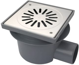 Aquaberg - Vloerput met 1 aansluiting vloerput1 6221s