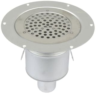 Blücher - Domestic Vloerput met 1 aansluiting Aq Rvs Vlrpt V Vinyl Ø 155 50