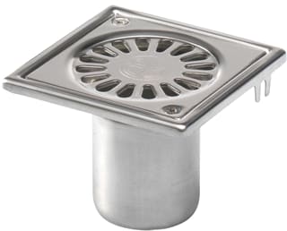 Blücher - Compact Vloerput met 1 aansluiting Aq Rvs Comp Vlrpt 97 75 Z Wslt