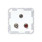 Jung - AS500 Multifunctionele verbindingsdoos afd as500 wit aud/jack