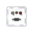 Jung - AS500 Multifunctionele verbindingsdoos Afd Alp Aud/Ja/Vga
