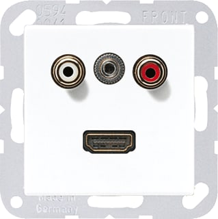 Jung - AS500 Multifunctionele verbindingsdoos Afd Alp Aud/Ja/Hdmi