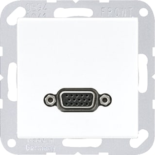 Jung - Multimedia Multi data-com. schakelmat. Inzetplaat Vga Maa1102Ww