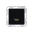 Jung - A RANGE Multifunctionele verbindingsdoos Afd A500 Zwart 1Xhdmi