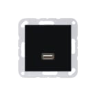 Jung - A RANGE Multifunctionele verbindingsdoos Afd A500 Zwart 1Xusb