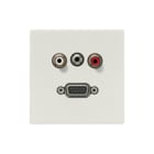 Jung - LS RANGE Multifunctionele verbindingsdoos afd ls990 lgr.aud/ja/vga