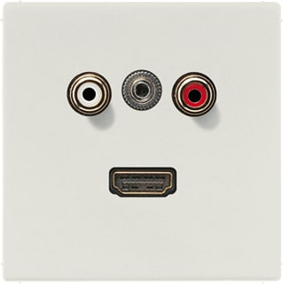Jung - LS RANGE Multifunctionele verbindingsdoos afd a500 lgr.aud/ja/hdmi