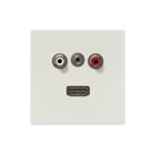 Jung - LS RANGE Multifunctionele verbindingsdoos afd a500 lgr.aud/ja/hdmi