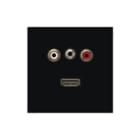 Jung - LS RANGE Multifunctionele verbindingsdoos afd ls990 zw aud/ja/hdmi