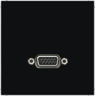 Jung - LS RANGE Multifunctionele verbindingsdoos afd ls990 zwart 1xvga