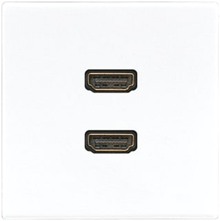 Jung - LS RANGE Multifunctionele verbindingsdoos afd ls990 wit 2xhdmi