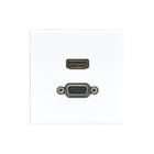 Jung - LS RANGE Multifunctionele verbindingsdoos Afd Ls990 Alp Hdmi/Vga