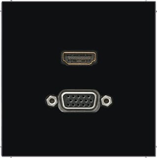 Jung - LS RANGE Multifunctionele verbindingsdoos afd ls990 zw hdmi/vga