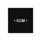 Jung - LS RANGE Multifunctionele verbindingsdoos afd ls990 zwart 1xdvi