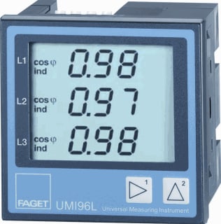 ELEQ - UMI 96 Multifunctionele paneelmeter multimtr umi96l