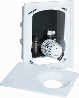 Heimeier - Multibox K Wandinb.regelset v vloerverwarming Badk.Aansluit/Set Wit