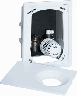 Heimeier - Multibox RTL Wandinb.regelset v vloerverwarming Badk.Aansl/Set Wit