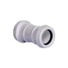 Pipelife - Fitting met 2 aansluitingen pp steekmof 40 wit