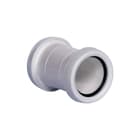 Pipelife - Fitting met 2 aansluitingen pp overschuifmof 40 wit