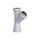 Pipelife - Fitting met 3 aansluitingen pp tstuk 40 45gr 3xm wit