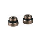 Henco - RADNI Fitting met 2 aansluitingen Nippel.Onderbl.1/2X3/4