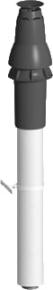 Burgerhout - Skyline Rookgasdakdoorvoer Skyline3000 Al 80/125 Zw