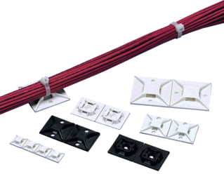 Panduit - Bev.sokkel/element v kabelbinder Zadel 1"X1" 25.4Mmx2 Ds100