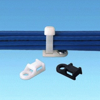 Panduit - Bev.sokkel/element v kabelbinder zadel #8 screw m4 ds100