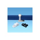 Panduit - Bev.sokkel/element v kabelbinder zadel #8 screw m4    ds100
