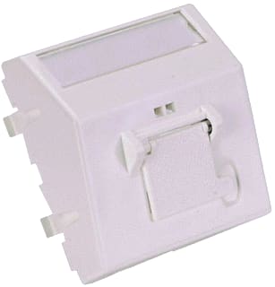 Panduit - Inbouwplaat drukknop/signaallamp adapter 45x45 1p