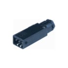 Hirschmann Multimedia - STAS Rechthoekige conn. (industrieconn.) contst stas3n 3p+a zwart