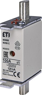 ETI - Smeltpatroon (mes) Zekering 690V 40A Nh00 Gg
