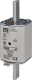 ETI - Smeltpatroon (mes) ZEKERING 690V 160A NH1 GG