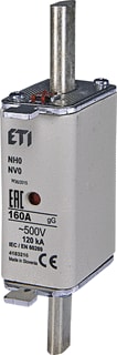 ETI - Smeltpatroon (mes) ZEKERING 690V 125A NH0 GG