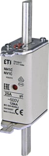 ETI - Smeltpatroon (mes) Zekering 690V 125A Nh1 Gg
