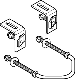 Geberit - PluviaConnect Bevestigingsplaat UV-trechter Pluviaflex Trechterbev