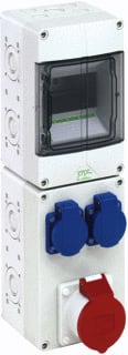 Spelsberg - STV CEE-contactdoos combinatie 512-S
