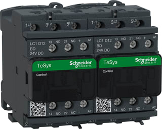 Schneider Electric - TeSys Deca Advanced Magneetschakelaarcombinatie Omkschak Lc2D12Bd 24Vdc