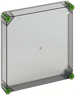 Spelsberg - Deksel voor opbouwdoos wand/plafond 07001201