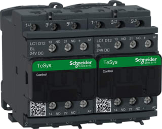 Schneider Electric - TeSys Deca Advanced Magneetschakelaarcombinatie Omkschak Lc2D12Bl 24Vdc