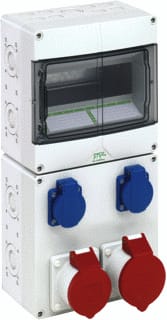 Spelsberg - STV CEE-contactdoos combinatie cntdscomb stv 922-s