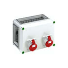 Spelsberg - CEE-contactdoos combinatie 01048001