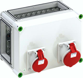 Spelsberg - CEE-contactdoos combinatie 01048201