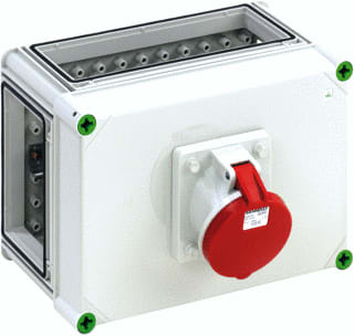 Spelsberg - CEE-contactdoos combinatie 01048701