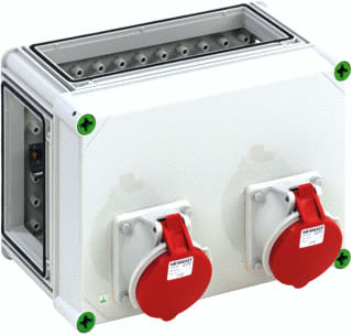 Spelsberg - CEE-contactdoos combinatie 01048101